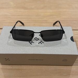 Retrosuperfuture Black Chopper Fiammato Sunglasses